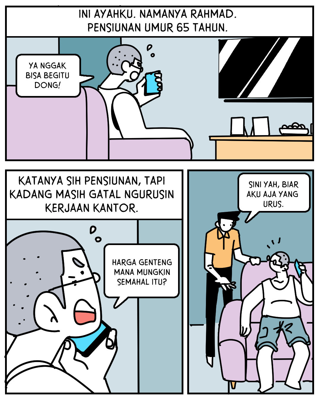 Komik #WorldMentalHealthDay (RAHMAD)